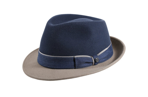 Eric-Indigo/Beige