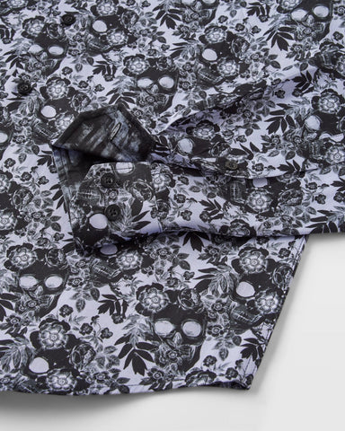 Dark Skulls 'N Roses (Long Sleeve)