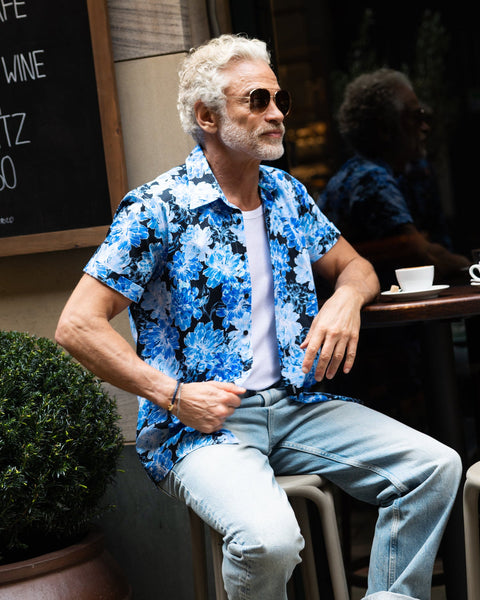The Blue Camellia (Short Sleeve)